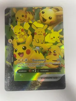 Pikachu V-Union [Set of 4] SWSH: Sword & Shield Promo Cards Holo - Image 5