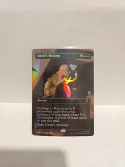 Uncle's Musings (Borderless) Avatar: The Last Airbender: Eternal-Legal Foil NM - Image 1
