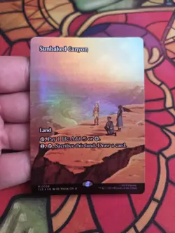 Sunbaked Canyon (Borderless) Foil Avatar: The Last Airbender: Eternal-Legal MINT - Image 1