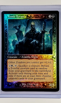 2024 MTG Magic the Gathering SLD Secret Lair Retro Frame Foil #854 Tomb Tyrant - Image 1
