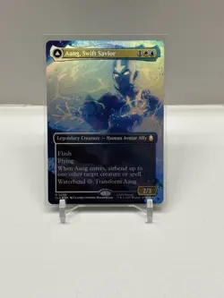 Aang, Swift Savior MTG TLA #298 Rare Borderless Foil NM+ - Image 1