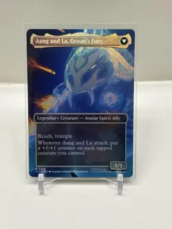 Aang, Swift Savior MTG TLA #298 Rare Borderless Foil NM+ - Image 2