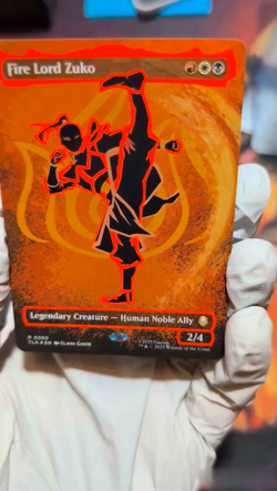 Fire Lord Zuko (Borderless) (Neon Ink Foil) - Avatar the Last Airbender - Image 2