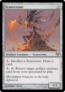 SCARECRONE x1 mtg NM Eventide 1 Rare - Image 1
