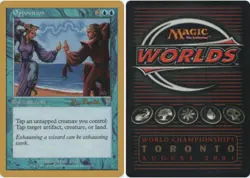 Opposition - Alex Borteh - 2001 ~ Moderately Played World Championship Q MTG Mag - Image 1