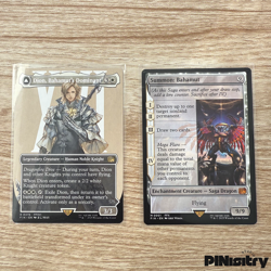 Dion, Bahamut's Dominant 376 & Summon: Bahamut MTG Final Fantasy Lot - Image 1
