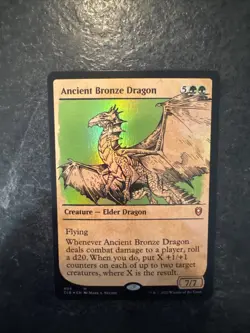 Ancient Bronze Dragon (Showcase) Battle for Baldur's Gate Foil - Image 1