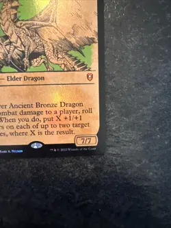 Ancient Bronze Dragon (Showcase) Battle for Baldur's Gate Foil - Image 5