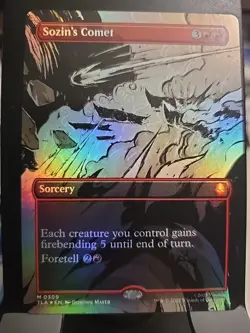 Sozin's Comet (0309) Borderless foil MTG Avatar NM - Image 1