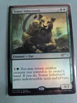 Temur Sabertooth Unique and Miscellaneous Promos Foil - Image 1