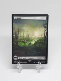 MTG Swamp #L0321 Basic Land Universes Beyond : Fallout Magic the Gathering - Image 1