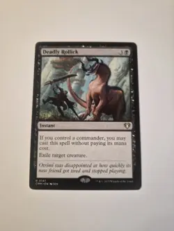 Magic the Gathering Deadly Rollick Commander Masters Rare 147 MTG - Image 1