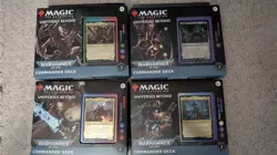 Wizards of the Coast Magic The Gathering Warhammer 40K Commander Decks FULL SET - Image 1