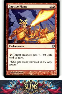 Magic the Gathering MTG Duel Decks: Knights vs. Dragons Captive Flame #68 - Image 1