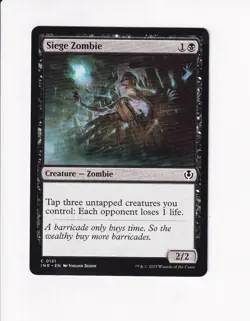 MAGIC THE GATHERING MTG INNISTRAD REMASTERED SIEGE ZOMBIE (#1) - Image 1