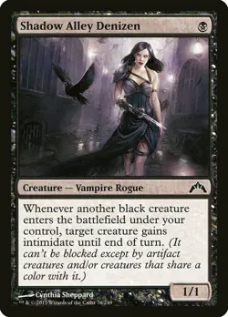 MTG NM Shadow Alley Denizen Foil - Image 1
