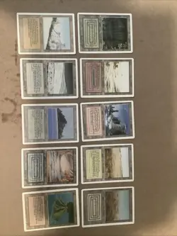 All 10 Custom MTG Dual Land Lot Magic, The Gathering Proxie - Image 1