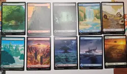 FOIL - Full Art Land Set - MTG Avatar: The Last Airbender TLA - Image 1