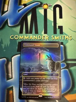 Command Tower ? AVATAR Borderless Rainbow ?? FOIL ? MTG NM Secret Lair (7063) - Image 1