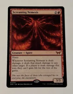 MTG Screaming Nemesis - Duskmourn: House of Horror LP - Image 1