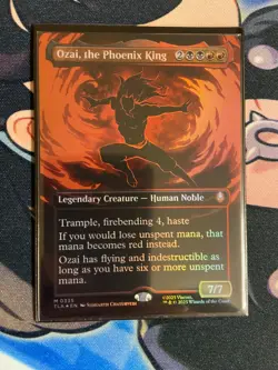 Ozai, the Phoenix King (Borderless) (Foil) Avatar: The Last Airbender (0335) NM - Image 1