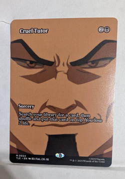 Cruel Tutor (Borderless) Regular - Avatar (TLA) Eternal-Legal MTG NM Magic - Image 1
