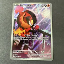 Charcadet Illustration Rare Holo 022 Promo MEP EN - Mint Condition Pokemon TCG” - Image 1