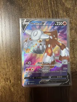Pokemon | SWSH10: Astral Radiance | Heatran V (Full Art) | 165/189 | NM Holo - Image 1