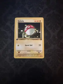 Pokemon TCG Voltorb Team Rocket 69/82 Regular 1st Edition Common - Image 1