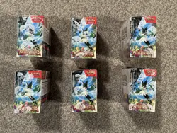 Pokemon PALDEA EVOLVED 6 Booster Box Lot Factory Sealed SV02 Free UPS Shipping - Image 2
