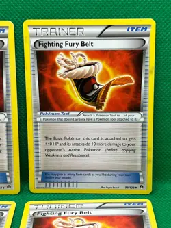 Pokemon Tcg Fighting Fury Belt (99/134) BREAKpoint Non Holo x4 - Image 3