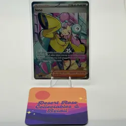 Pokemon TCG Iono 254/193 Scarlet & Violet Paldea Evolved Holo Ultra Rare - Image 1