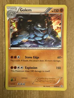 Pokemon TCG Golem Generations 45/83 Holo Holo Rare DMG - Image 1