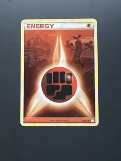 Fighting Energy - 120/123 - Common Heart Gold Soul Silver Pokemon Pokemon TCG - Image 1
