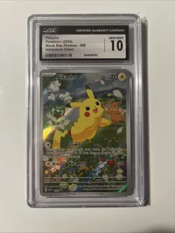 Pikachu SVP 088 Promo Adventure Chest Pokemon Holo CGC 10 GEM MINT - Image 1