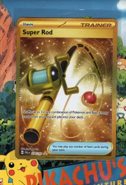 Pokemon TCG Super Rod 276/193 Hyper Rare Sv02: Paldea Evolved NM/M - Image 1