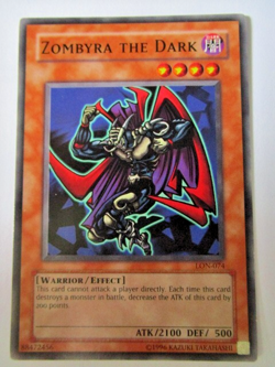 Yugioh! Zombyra The Dark Lon-074 Unlimited Common Light Play!! - Image 1