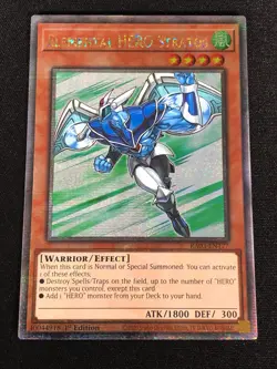 Yugioh Elemental Hero Stratos RA03-EN177 1st Quarter (NM) - Image 1