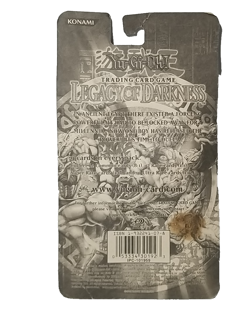 READ -- Yu-Gi-Oh! LEGACY OF DARKNESS Blister Pack Yugioh TCG - Damaged Backing - Image 2