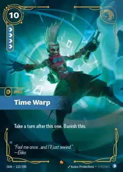 Time Warp Riftbound Origins OGN 122/298 Epic Card - English - Image 1