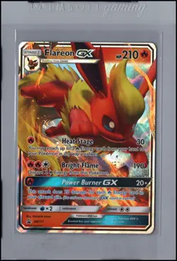 Pokemon Card Flareon GX (SM171) Sun and Moon Promos Promo Foil/Holo - Image 1