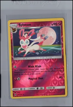 Pokemon Card Sylveon (87/131) Forbidden Light Rare Reverse Holo - Image 1