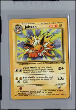 Pokemon Card Jolteon (20/64) Jungle Rare Non-Foil - Image 1