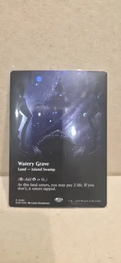 Watery Grave (Borderless) (Galaxy Foil) 381 EoE Foil - Nm/Never Played - Image 1