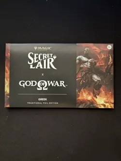 Magic The Gathering MTG Secret Lair Playstation God of War Greek Foil - Sealed - Image 1