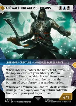 Adewale, Breaker of Chains (Showcase) Universes Beyond: Assassin's Creed NM MTG - Image 1