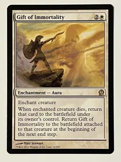 Gift of Immortality Theros Non-Foil MTG LP - Image 1