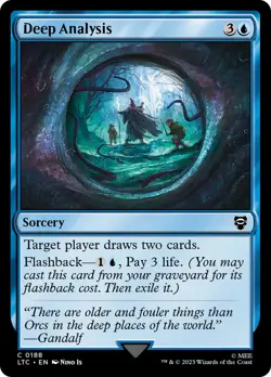 Deep Analysis [The Lord of the Rings: Tales of Middle-Earth Commander] Magic MTG - Image 1