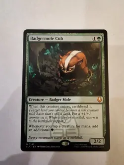 Badgermole Cub 0167 - Mythic Rare - MTG Magic Avatar The Last Airbender - Image 1