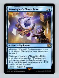 MTG: FIN 581 Astrologian's Planisphere (Surge Foil) Normal NM - Image 1